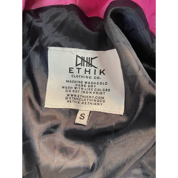 Ethik Worldwide Limited Release Small Rainbow Twill Hood Jacket Coat Y2K Patches - Picture 4 of 13